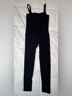Black Ribbed body suit